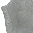 thumbnail image 7 of LeisureMod Mid-Century Willow Gray Twill Fabric Eiffel Base Rocking Chair, 7 of 7