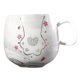 thumbnail image 5 of Tazas de cerámica de 350ML, , 12 onzas, apto para lavavajillas, artesanía para hombres, mujeres, Valentín, novio, novia, niños, U0221 gris CUTICAT mujeres tazas hombres mordaza, 5 of 6