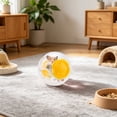 thumbnail image 4 of Hamster Exercise Ball Silent, Transparent, Breathable, Promote Exercise Health, Reduce Stress, Easy to Clean, Hamster Accessory, for Syrian Dwarf Hamster, Gerbils, Small Pets, 4 of 6