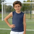thumbnail image 6 of Krdevn Boys Breathable Mesh Tank Top Sleeveless Crewneck Shirt for Sports and Casual Wear,7-8 Years, 6 of 6