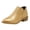 1-Gold, variant on Women's Zip Ankle Boots Casual Low Heeled Comfortable Dressy Short Booties for Travel Party Business 1-White Size 6.5