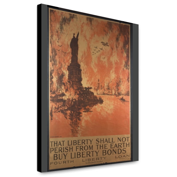 Canvas Print: That Liberty Shall Not Perish From The Earth - Buy Liberty Bonds