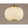 thumbnail image 2 of ET2 Lighting E25065-92BKGLD 7.5 in. Soji LED 2-Light Pendant - Black & Gold, 2 of 5