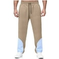 thumbnail image 1 of Ceisia Men Casual Sport Solid Color Pants Elastic Waist Drawstring Pocket Gift Trousers, 1 of 8