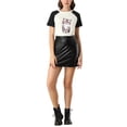 thumbnail image 2 of Allegra K Women's Summer Casual Short Sleeve Cartoon Cat Print T-Shirt, 2 of 6