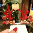 thumbnail image 4 of Christmas Decorations Clearance, Christmas Headband, Christmas Party Gift Decorations, Christmas Gift Photography, Christmas Tree Snowman Reindeer Antlers, Santa Claus Hat for Xmas Decor, 4 of 7