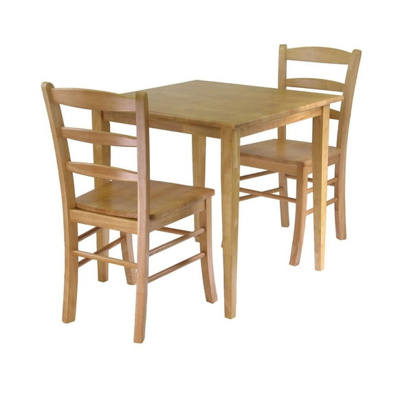 Groveland 3pc Dining Set; Square Table with 2 Chairs