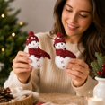 thumbnail image 6 of Qjidjing 2Pcs Christmas Tree Snowman Ornaments, Xmas Hanging Pendant Accessories, for Christmas Tree, Home Wall, Holiday Party Decor, 6 of 7