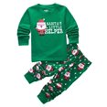 thumbnail image 4 of Conjunto de pijamas para chico, ropa para bebé, ropa de dormir para niña, ropa de dormir para niños, pijamas navideños de Papá Noel, conjunto de ropa de algodón 2-7T, 4 of 4