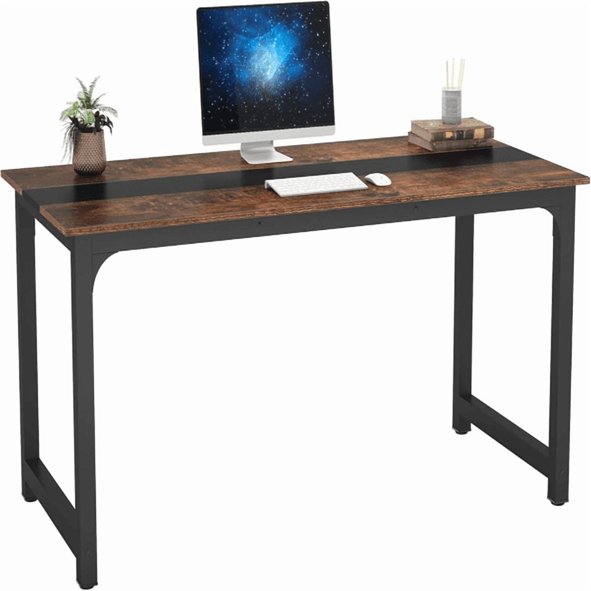 70.86" Large Workstation Desk - 31.5''W×29.13''H, 900lbs Capacity, Heavy-Duty Steel Frame, Adjustable Leg Pads - for Home Office, Conference Room