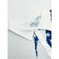 thumbnail image 5 of DCDany Men's 1776 Independence Day American Flag Short Sleeve Polo Golft Shirt White 3XL, 5 of 6
