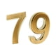 thumbnail image 1 of Letreros de dirección de puerta con números dorados, adhesivos para decoración de puertas de casa 7 9, 1 of 9