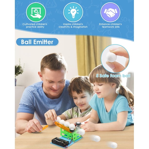 Poraxy 6 Set STEM Kits, Science Kits for Kids Age 5-7 8-12, DIY DC