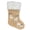 B, variant on C Christmas Tree Hanging Stocking With Snowman Motif 45 Cm Height Fabric Construction For Gift And Decor