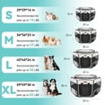 thumbnail image 3 of Playpen Seiyierr Dog portátil para mascotas, cachorros y gatos, pequeños, interiores y exteriores, 3 of 6