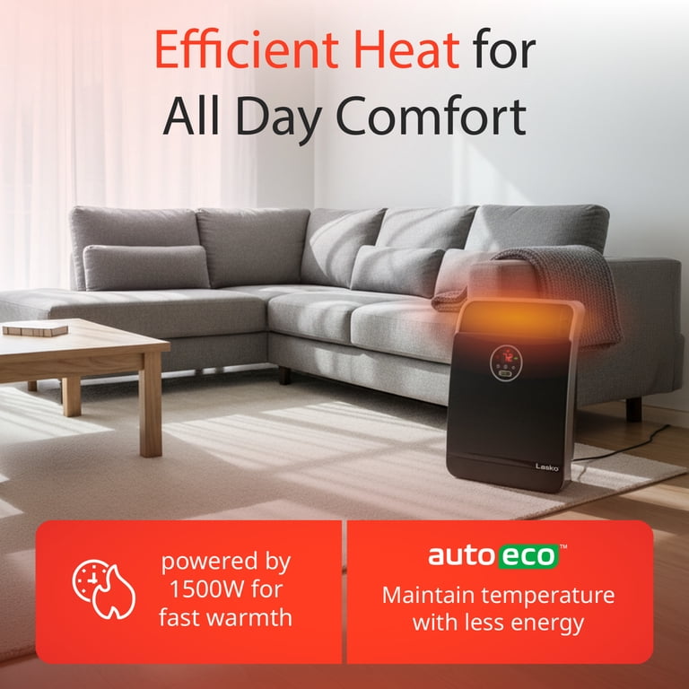 Ceramic Console Space Heater with Remote photo 4