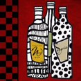 thumbnail image 3 of Wolk, Lisa 20x20 Black Modern Framed Museum Art Print Titled - Funky Wine, 3 of 5