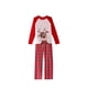 thumbnail image 2 of Conjunto de Ropa Familiar Navideña a Juego Pijamas a Cuadros de Reno para,Mamá-L XBTCLXEBCO GL017-QZ14217A10, 2 of 6