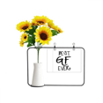 thumbnail image 1 of Girlfriend Best GF Ever Valentine's Day Artificial Sunflower Vases Bottle Blessing Card, 1 of 3