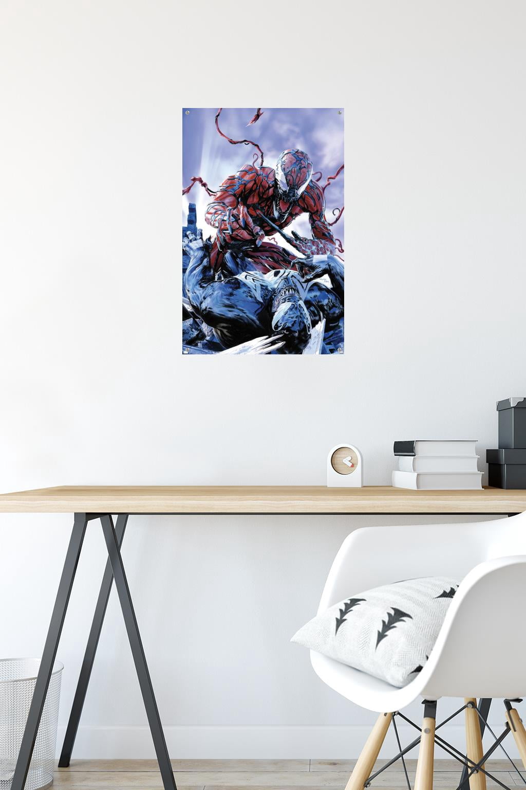 Marvel Comics - Carnage - Battle with Venom Wall Poster with Push Pins, 14.725" x 22.375"