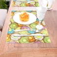 thumbnail image 5 of XMXT 1 Pcs Woven Placemats, Watercolor Donut Pattern Stain Resistant Anti-Skid Placemat for Kitchen Table, 12 x 18 inches, 5 of 6