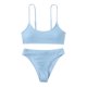 thumbnail image 1 of Conjunto de bikini de dos piezas cómodo con contraste de pecho alto para mujer OAVQHLG3B Store  lin121212, 1 of 4