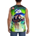 thumbnail image 4 of Animated Ghostbusters Men's Tank Top Lightweight Summer Sleeveless Tee Shirt Muscle Tank Tops Workout T-Shirts Casual Athletic Undershirts, 4 of 7