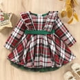 thumbnail image 5 of JLMSPLWG Baby Christmas Dress Christmas 4t Girl Christmas Dresses 5t 2t Dresses for Toddler Girls Christmas Party Outfit Girl Clothes Size 6 Baby, Green 12-18 Months, 5 of 8