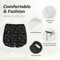 thumbnail image 6 of Haiem Cute Skull Women's 2 in 1 Running Shorts - Lightweight Athletic Workout Gym Yoga Breathable Sports Shorts Liner with Phone Pockets-Large, 6 of 9