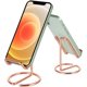 thumbnail image 1 of Soporte para teléfono celular para escritorio, lindo soporte para teléfono celular de metal en oro rosa, accesorios de escritorio, compatible con todos los teléfonos móviles, iPhone, Switch, iPad, 1 of 7