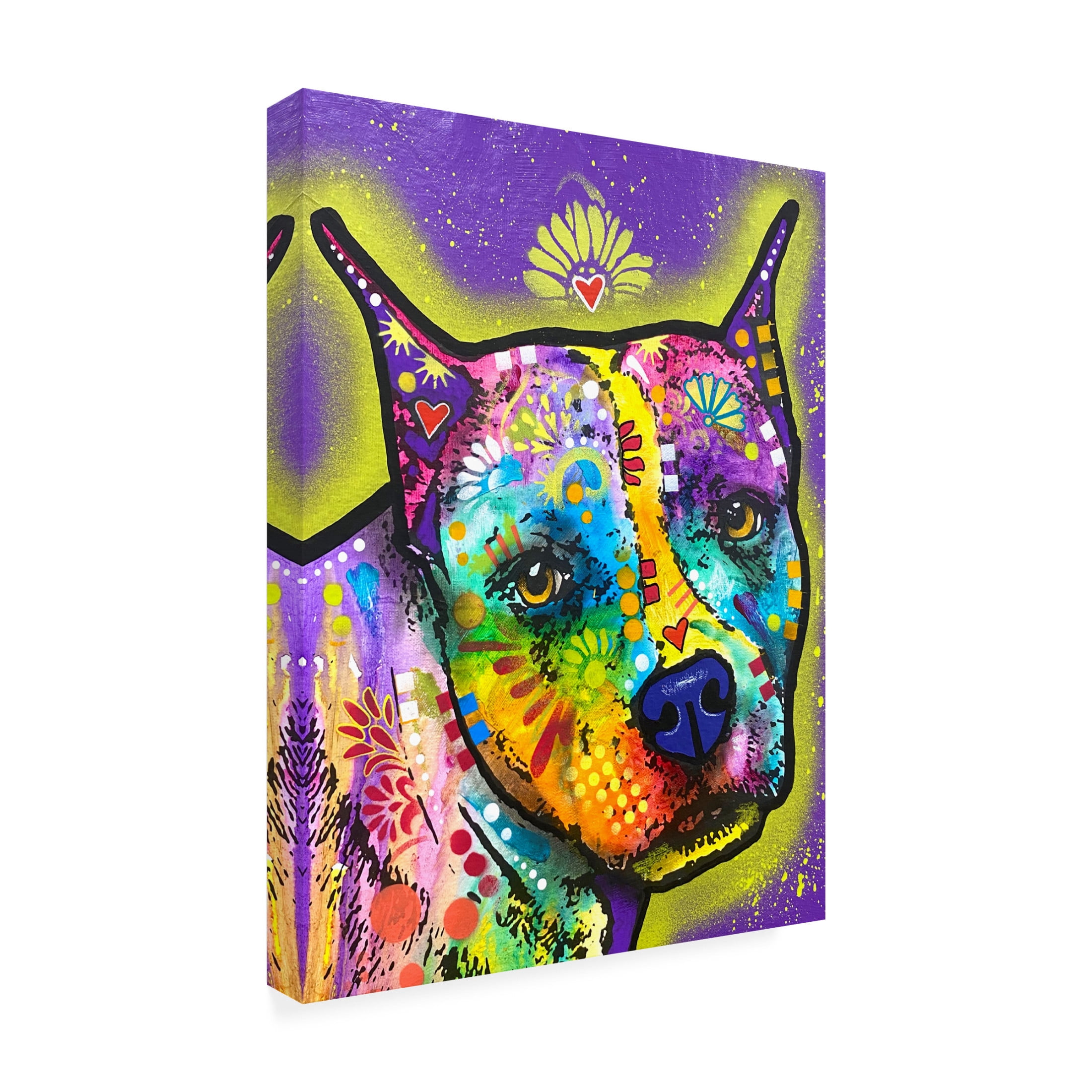 Canvas Wall Art - Dean Russo 'I Got That Sparkly Soul' Wall Art for Living Room, Bedroom, or Office Décor by Trademark Fine Art - 14 x 19 Inches