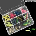 thumbnail image 4 of Plastic Organizer Box Small Clear Storage Containers with Lid Adjustable Compartments Organizers for Tool Jewelry Tackle Earring Craft Beads - PC Grids, 4 of 6