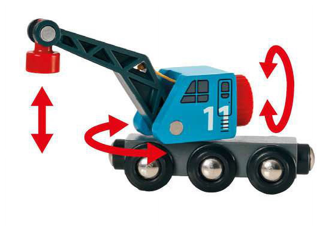 BRIO Freight Ship & Crane Railway Accessory