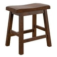 thumbnail image 2 of Weston Home Ashby 18-inch Backless Stools, Set of 2, Warm Cherry Finish, 2 of 8