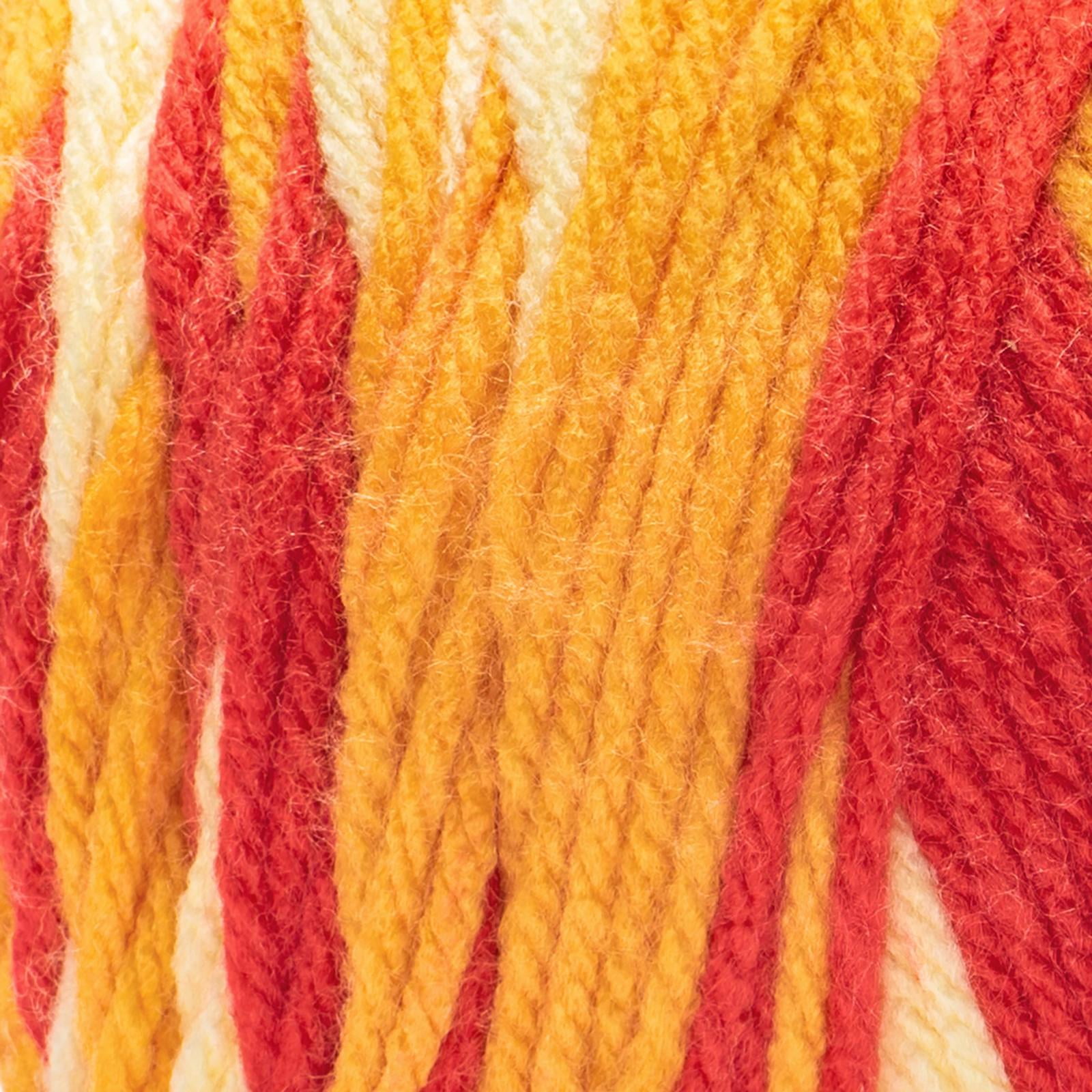 Red Heart® AIO Sweet Hearts™ #4 Worsted (Medium) Acrylic Yarn, Flame 8.8oz/250g 440 Yards (3 Pack)
