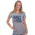 thumbnail image 4 of US Navy Sis Military Anchor Logo Women's Graphic T Shirt Tees Brisco Brands S, 4 of 5