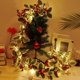 thumbnail image 5 of Guirnalda De Navidad Guirnalda De Luces Guirnalda De Bayas Rojas Alimentada Por Batería Guirnalda De Hojas De Acebo Para Árbol De Navidad Decoración De Fiesta De Acción De Gracias 2M / 6.56Ft 20 Leds Minnieouse HA013304-00, 5 of 6