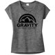 thumbnail image 1 of Camiseta de la gravedad de las mujeres al aire libre Co. Posicharge Heather T-shirt - Logo negro - Gris / Negro - 2XL Gravity Outdoor Co. Camiseta de manga corta, 1 of 1