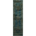 thumbnail image 1 of Safavieh Serenity 2'3" X 8' Power Loomed Rug in Turquoise and Gold, 1 of 5
