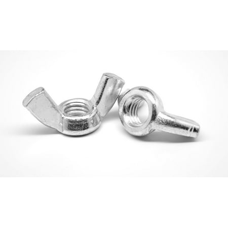 

5/16-24 Fine Thread Forged Wing Nut Low Carbon Steel Zinc Plated Pk 50