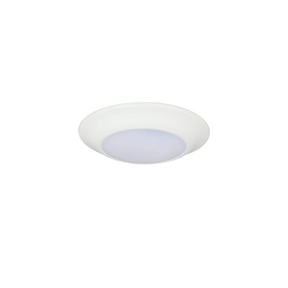 Miseno MLDL6900LEDCCTW 6" Wide Led Flush Mount Ceiling Fixture - White