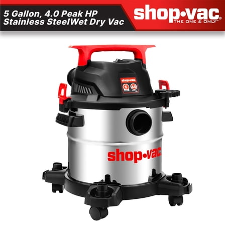 Shop-Vac 5G 4.0HP Stainless Steel Wet Dry Vac