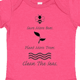 thumbnail image 4 of Inktastic Save More Bees Plant More Trees Clean the Seas Boys or Girls Baby Bodysuit, 4 of 5