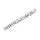 thumbnail image 2 of Naiovety 100 piezas de Rondelles de diamantes de imitación hechos a mano cuentas espaciadoras suministros de joyería cristal multicolor accesorios de Artesanía AB blanco 8MM100 Piezas Naiovety HA062301-08, 2 of 6