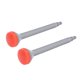 thumbnail image 1 of 2PCS Garden Hose Nozzle Plastic 600 Mesh Multifunctional Watering Spray Head for Plants Lawns Agricultural Irrigation Red and Grey, 1 of 4