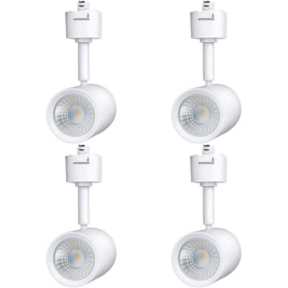 Hyperikon LED Track Head Lighting, H-Type Integrated Track Light, 8.5W=50W, Daylight White, Energy Star, 4 Pack
