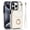 beige, variant on For iPhone 14 Pro Case Premium PU Leather Accordion Folding Wallet &Card Holder With RFID Shielding Material Phone Case ,with Adjustable Ring Holder And Wristband,green,For iPhone 14 Pro