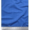 thumbnail image 1 of Soimoi Rayon Crepe Fabric Dot & Geometric Small Decor Fabric Printed Yard 46 Inch Wide, 1 of 1