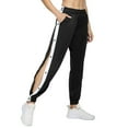 thumbnail image 1 of Women‘s Tear Away Warm Up Pants Active Workout Tapered Sweatpants With Pockets, 1 of 6