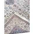 thumbnail image 4 of Pasargad Home 102" x 144" Hand-Knotted Silk & Wool Area Rug in Ivory/Peach, 4 of 6